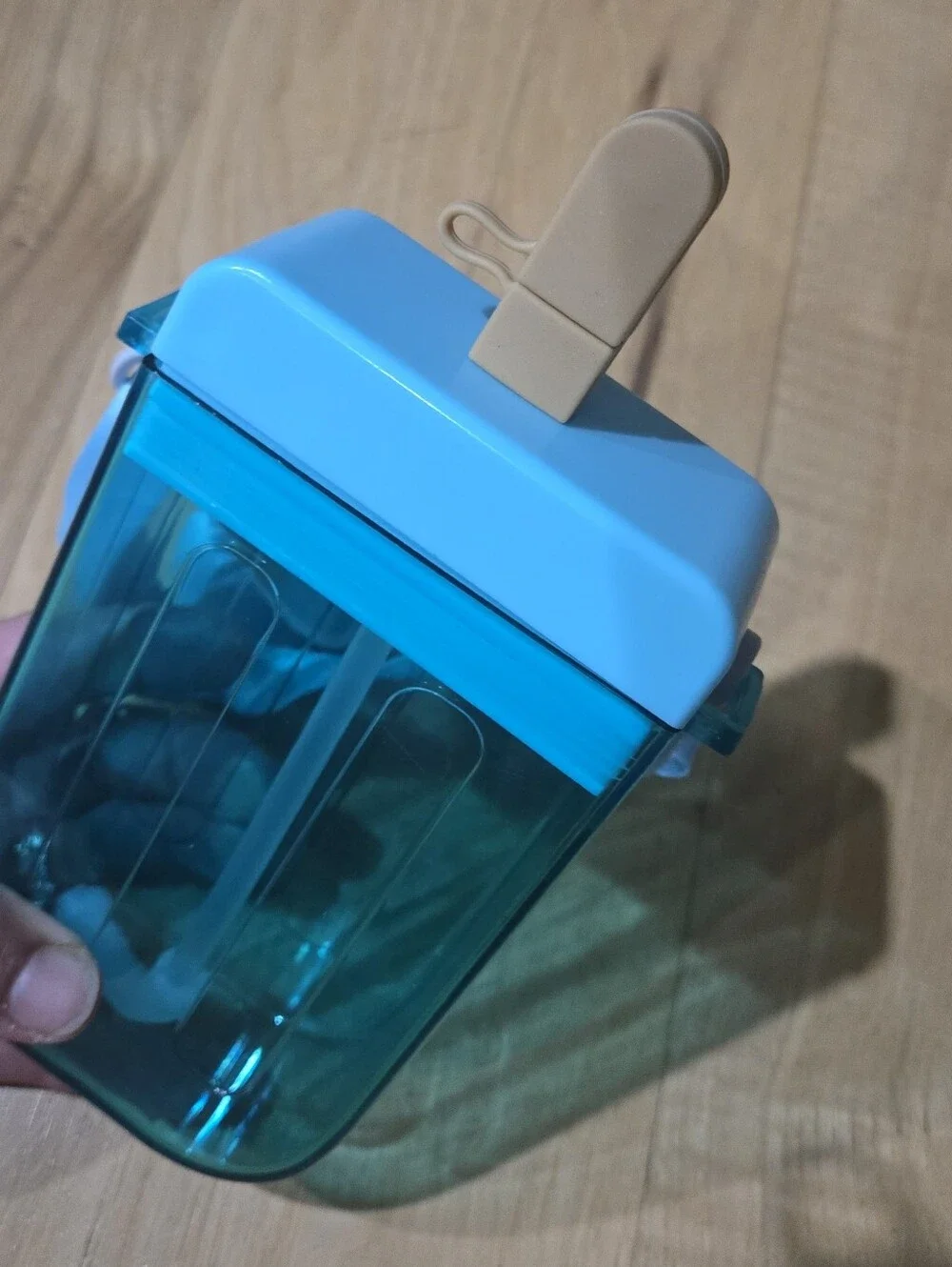 Dollar Tree Popsicle Water Cup Canteen Turquoise